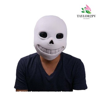 Taylor2pv หน้ากากยางพลาสติก พร็อพคอสเพลย์ Sans Undertale สําหรับงานปาร์ตี้