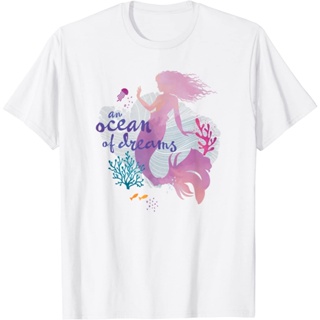 Adult Clothes The Little Mermaid An Ocean Of Dreams Silhouette T-Shirt Fashion Clothing Tops T-Shirts Men Women Latest M