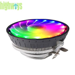 พัดลมระบายความร้อน CPU 1800RPM RGB ไฟ LED สําหรับแล็ปท็อป