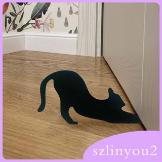 [szlinyou2] กันชนประตูไม้ ลายสัตว์น่ารัก สําหรับห้องน้ํา โรงแรม ออฟฟิศ