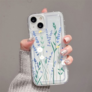 หญ้าสีม่วงเรียบง่าย เคสโทรศัพท์ for Xiaomi Redmi Note10 10S 9a 9i Note 12 Pro 11 Note 11s Mi 10t Pro Poco X3 Pro NFC