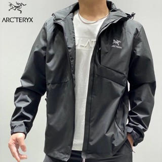 Arcteryx เสื้อแจ็กเก็ตกีฬา มีฮู้ด กันน้ํา ของแท้ 100% สไตล์วินเทจ คลาสสิก สําหรับผู้ชาย