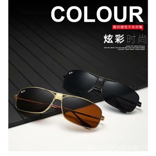 2022 Ray-Ban 3042 นักบินฮ่องกง rb3025 001 33 cc3211 kv4o ud2a AU0K สีดําทอง