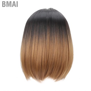 Bmai Straight Wig  Stylish Natural No Tangles Synthetic for Party Cosplay