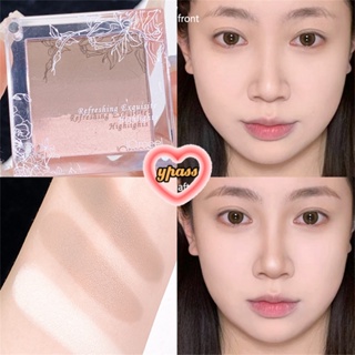 CYREAL CYREAL Jomeel Persian Flower Blush ขยายสี Peach Matte Brightening Natural Nude แต่งหน้า Contouring All-In-One Palette กันน้ำและกันเหงื่อ