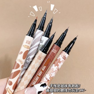 Spot second hair# xixi American retro smooth eyeliner quick-drying waterproof sweat-proof non-dizzy dye down to outline shadow silkworm sleeping pen 8.cc