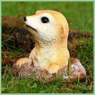 [ รูปปั้นเรซิ่น รูปปั้น Meerkat ในร่ม สําหรับตกแต่งบ้าน สวน