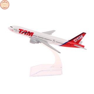 Newbaby โมเดลเครื่องบินโลหะ 1:400 TAM Boeing 777 ของเล่น สําหรับเด็กผู้ชาย TH