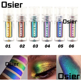 Osier1 อายแชโดว์ เนื้อลิขวิด สีดูโครม ออโรร่า หลายโครเมี่ยม สําหรับแต่งหน้า