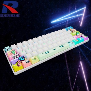 [rememberme.th] ชุดคีย์บอร์ดไร้สาย 61 คีย์ 2.4G RGB Backlit PC