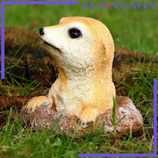 [Sunnimix] รูปปั้นเมียร์กัต สําหรับตกแต่งสวนหลังบ้าน