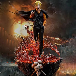 One piece hand-held GK three-battle power Hot Blood Mountain Zhi Road flying Solon scene statue animation model decoration gift 94UP