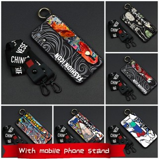 Anti-knock Graffiti Phone Case For Itel A18/Tecno POP6C Dirt-resistant ring Soft case Phone Holder Kickstand personality