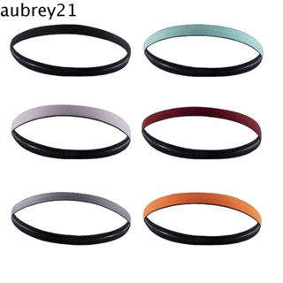 Aubrey1 ที่คาดผมซิลิโคน ยืดหยุ่น กันลื่น สีแคนดี้ สําหรับเล่นกีฬา ปั่นจักรยาน ฟิตเนส 1 ชิ้น