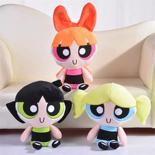 ใหม่ ตุ๊กตาการ์ตูนอนิเมะ Powerpuff Girls Blossom Buttercup Bubbles น่ารัก ขนาด 20 ซม. 3 ชิ้น ต่อชุด สําหรับเด็ก