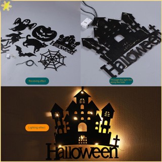 [LBE] 2023 Halloween Luminous Ghost Lighting Party Decoration จี้ธีมวันหยุดฮาโลวีน