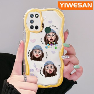 เคสโทรศัพท์มือถือแบบนิ่ม ใส ลายอีโมติคอน TikTok Girl สีสันสดใส สําหรับ Realme 7 Pro 7i C17 Narzo 20 Pro