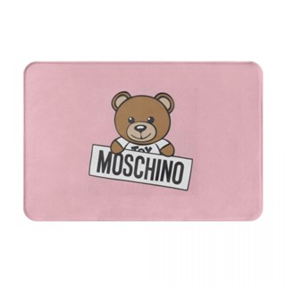 Moschino (4) พรมเช็ดเท้า ผ้าสักหลาด กันลื่น ดูดซับน้ํา แห้งเร็ว สําหรับห้องน้ํา 16x24 นิ้ว พร้อมส่ง