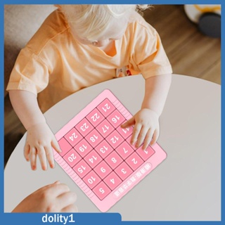 [Dolity1] ของเล่นปริศนา ตัวเลขสไลด์ปริศนา เพื่อการเรียนรู้ สําหรับเด็ก