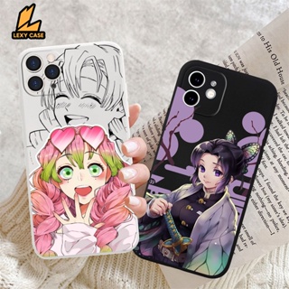 เคสโทรศัพท์มือถือ ลายการ์ตูนอนิเมะ Demon Slayer สําหรับ OPPO A5S A12 A15 A16 A16E A16K A17 A57 2022 A54 A55 A53 A3S A11K A31 A36 A52 A92 A94 A93 A37 F1S RENO 4 RENO 7 เคสโทรศัพท์มือถือซิลิโคน ลาย Mitsuri Shinobu สําหรับ Oppo