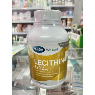 Mega We Care Lecithin เมก้า วีแคร์ เลซิติน 1200 มิลลิกรัม 100 เม็ด บำรุงสมอง