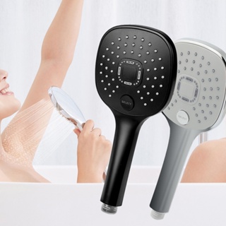 Shower Head 0°- 90° 11 Cm Accessories G 1/2 Rainfall Reliable Three Shower Modes