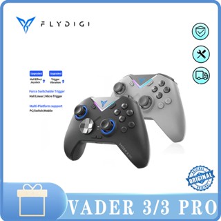 Flydigi Vader 3/3 Pro ตัวควบคุมเกม แบบโหมดคู่ หกแกน รองรับ PC/NS/Mobile/TV