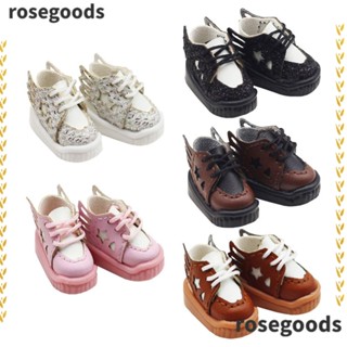 Rosegoods1 รองเท้าผ้าใบลําลอง แฟชั่น สําหรับตุ๊กตา 1/12 5 สี DIY