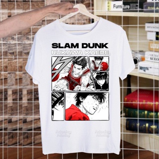 เสื้อยืดแขนสั้นลําลอง พิมพ์ลายการ์ตูน SLAM DUNK SLAM DUNK สไตล์ญี่ปุ่น แฟชั่นฮาราจูกุ สําหรับผู้ชาย