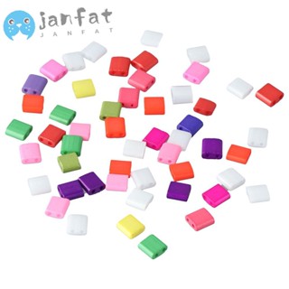 Janfat ลูกปัดแก้ว ทรงสี่เหลี่ยม คละสี สไตล์โบฮีเมียน สําหรับผู้หญิง 200 ชิ้น