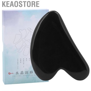 Keaostore Gua Sha Facial Tool    Black Obsidian for Neck Back Spine Forehead