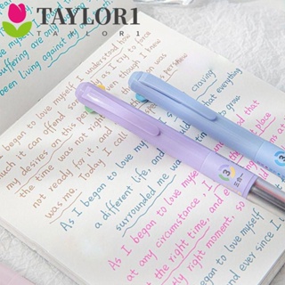 Taylor1 ปากกาเจล 3 สี น่ารัก เรียบง่าย สมุดภาพ ที่มีสีสัน แห้งเร็ว มัลติฟังก์ชั่น เขียน วาดภาพ ปากกา