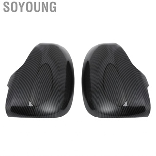 Soyoung 2pcs Rearview Side Mirror Cover Cap Housing Carbon Fiber Style Fit for Prius 30/Wish/Reiz