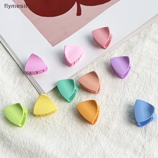 Flymesit กิ๊บติดผมหางม้า ทรงสามเหลี่ยม ลายหูแมวน่ารัก สําหรับผู้หญิง 10 ชิ้น