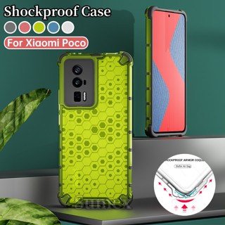 เคสโทรศัพท์มือถือแบบใส กันกระแทก ลายรังผึ้ง แฟชั่น สําหรับ Xiaomi Pocof5 Poco F5 Pro 5G hp Xiomi Mi Pocox5 Poxo Poko F 5 X5 M4 Pro 5G M5S M5 4G