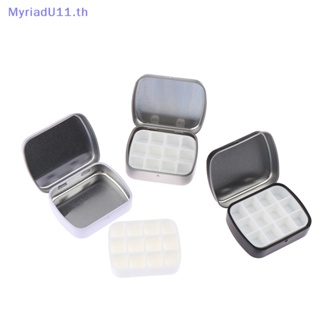 Myriadu กล่องสีน้ําเปล่า ขนาดเล็ก 12 ช่อง แบบพกพา 1 ชิ้น