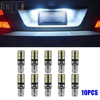 【ONCEMOREAGAIN】Car LED Canbus Error Free Reading Light 10pcs W5W T10 3014 24SMD Durabe