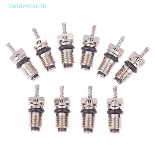 Buildvictor ชุดแกนวาล์วเครื่องปรับอากาศรถยนต์ AC R134A ทนความร้อน 10 ชิ้น