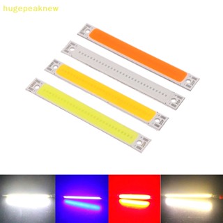 Hugepeaknew แถบไฟ LED COB 3V-4V DC 60 มม. 8 มม. 1W 3W สีขาว น้ําเงิน แดง สําหรับจักรยาน DIY