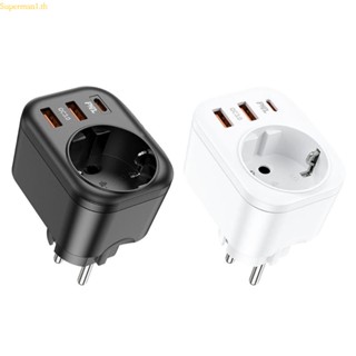 Best อะแดปเตอร์ซ็อกเก็ตชาร์จ USB Type-C PD20 QC3 0 ปลั๊กเสียบชาร์จเร็ว