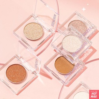 พาเลตอายแชโดว์คาวบอย Pearlescent Polarized Flash Powder Highlighter Monochrome Eyeshadow Palette Highlight [hotmax]