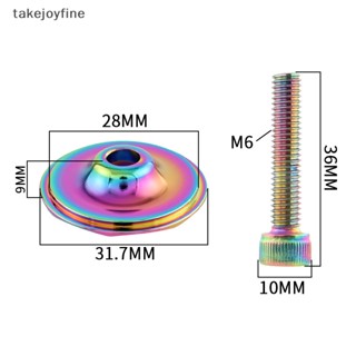 Tfth ฝาครอบถ้วยคอจักรยาน พร้อมสกรู M6X30 มม. อุปกรณ์เสริม สําหรับจักรยานเสือภูเขา