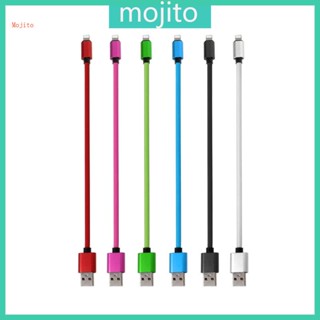 Mojito สายชาร์จ Micro USB Type-c 25 ซม. ยืดหยุ่น สําหรับโทรศัพท์ 6 7 8