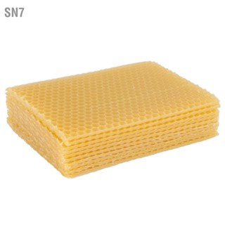SN7 10Pcs Beekeeping Beeswax Foundation Beehive Wax Frame for Furniture Floor Polishing