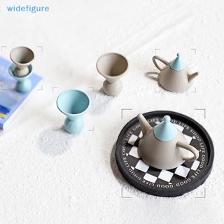 Widefigure กาต้มน้ําจําลอง โลหะผสม ขนาดเล็ก 1/12 DIY สําหรับบ้านตุ๊กตา 1 ชุด