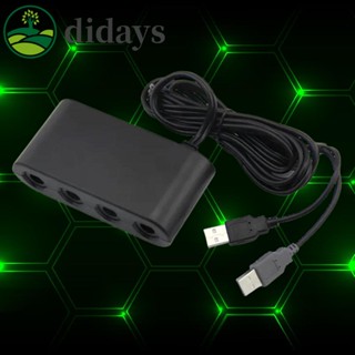 Gc อะแดปเตอร์แปลงเกม GC 4 พอร์ต สําหรับ WiiU Switch PC [Didays.th]