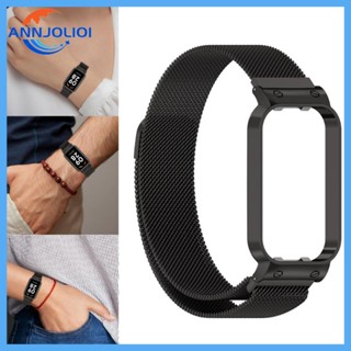 Ann สายนาฬิกาข้อมือสเตนเลส กันน้ํา กันรอยขีดข่วน กันเหงื่อ สําหรับ Band 2 Smartwatch