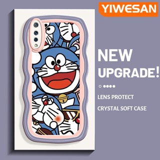 สําหรับ VIVO S1 เคสการ์ตูน Happy Doraemon สี่เหลี่ยม ของแท้ นิ่ม ขอบซิลิโคน เคสโทรศัพท์ ลายการ์ตูน