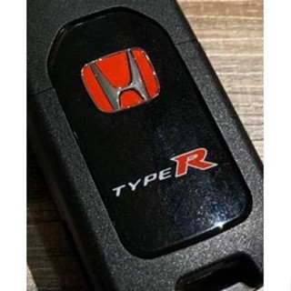 ปลอกกุญแจ แผ่น Logo H แดง Type R โลโก้ H สำหรับกุญแจพับ Honda Jazz City Brio Amaze Civic Accord  ***ไม่รวมกุญแจพับ***