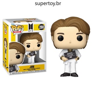 ฟิกเกอร์ Funko Pop Kpop Rocks: BTS - Jin 280 สําหรับตกแต่งบ้าน